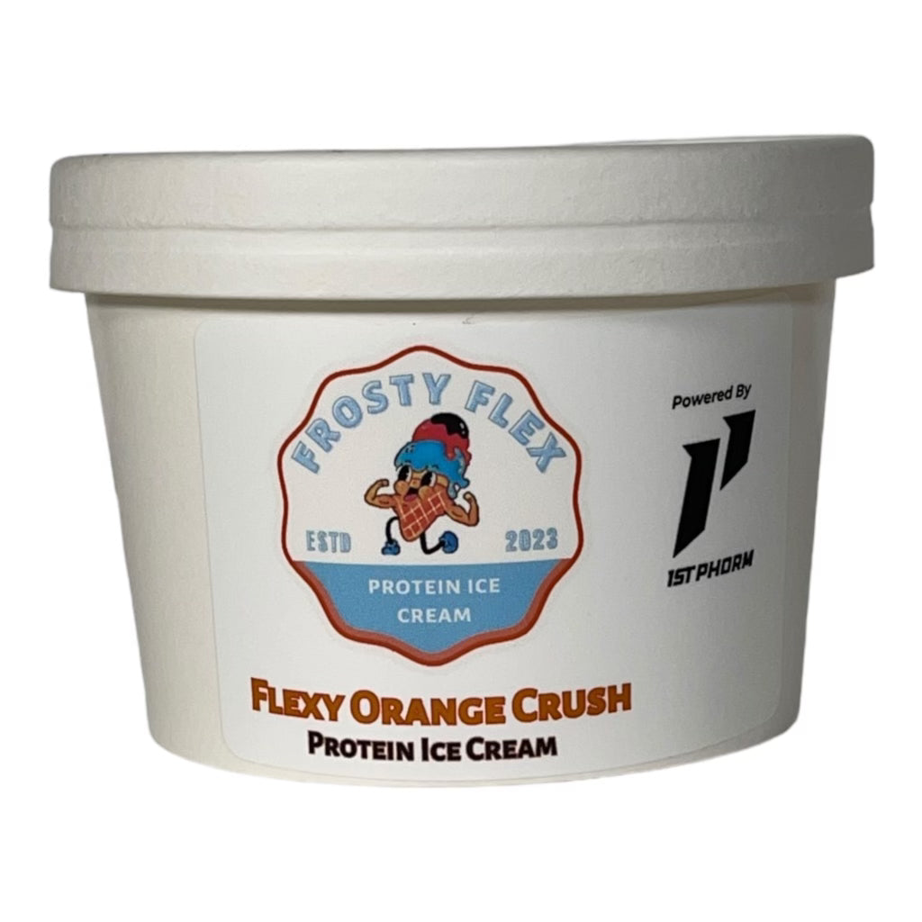 Flexy Orange Crush 8oz – Frosty Flex Protein Ice Cream